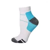 Sports Socks Compression For Women & Men Circulation Sport Breathable Low Cut Arch Ankle Support Sock Fitness Running Cycling