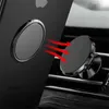 Mobile téléphone portable poignée porte-anneau de luxe en métal universel 360 degrés Rotation doigt support de prise magnétique voiture support support accessoires