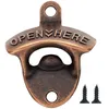 Bottle Openers Zinc Alloy Wall Mount With Screws Open Here Classic Mounted Vintage Style Home Bartender RRB16129