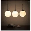 Hangende lampen Eusolis Nordic Lights Moderne bende Eetkamer tafel lamp multi-head slaapkamer bar led glazen bol modern evize