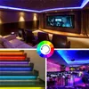 Strips 24VBluetooth Led Strip Light 40keys 2M-30M RGB Lights Tape Flexible Wifi Ribbon For Room Home Christmas Party