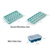 قوالب الخبز 1pc جولة ملونة ronombus ice abour pp mould mould mould أشكال الغذاء درجة المطبخ صانع صينية مكعب