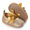 First Walkers Baby Walking Shoes Golden Gold Princess Comfortable Soft Soled Non Slip Pre 221007