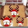 Tapijt Merry Christmas Thema Doormat keukenmatmat Xmas slaapkamer ingang woonkamer badkamer niet -slip tapijt 221007