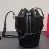 Ny Bucket Bag 14 Färger Råkedjor Crossbody Bag Designer Lyx Kvinnor Handväska Stor kapacitet Axelväskor Tygväska Handväskor
