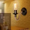 Duvar lambası Amerikan Ülke Halat Retro Sconce Living Loft Aydınlatma Merdivenleri Vanity Işık Kapalı Fikstür