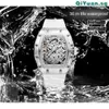 multi-function SUPERCLONE Watch designer Luxury mens Mechanics Rihca Milles Jinshiton Transparent Waterproof Hollow Fully Automatic Mechanic YF9L