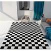 Carpet Color Checkerboard Plaid Carpet Moroccan Living Room Bedroom Rug Antiskid Entry Door Mats Household Bedside Rugs Bay Window Mat 221008