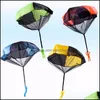 Party Favor Party Fidget Toys Hand Throwing Parachute Kids Outdoor Funny Toy Game Play for Children Fly Sport With Mini Sold Bdesybag Dhfuj