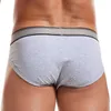 Underbyxor Mens bomull sexiga sport underkläder korta manliga elastiska bälte bikini andningsbara trosor gay hem vit shorts