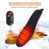 Winter Outdoor Heated Insole Foot Warmer Temperature Control Electric Foot Warming Pads Feet Warmer Sock Pads Mat Lithium Battery Can Be Cut For Men And Women