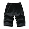 Herrbyxor h manlig mode casual multi pocket blixtlås spänne last utomhus shorts verktyg