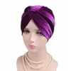 Stirnbänder Neue Damen Samt Turban Hut Weiche Stretch Cross Twist Cap Muslimischer Kopf Schal Weiblich Elegant Einfarbig Chemo Haarschmuck Geschenk