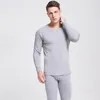 Sous-vêtement thermique pour hommes Long Johns Automne Hiver Tops Pantalon 2 pièces Ensemble Garder au chaud Épais Plus La Taille L 2XL Termica Homem 221007