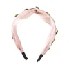 Fasce AWAYTR Rattan Girasole Fasce Bezel Turbante Elastico Cross Bow Fasce per capelli per le donne Fasce per capelli Accessori per capelli per ragazze T221007