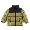 Crianças crianças para baixo casaco NF designer 2022 jaqueta de inverno meninos meninas ao ar livre com capuz quente parka preto puffer jaquetas carta impressão roupas outwear windbreaker