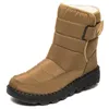 Boots Women Midcalf Winter Shoes para Snow Casual Plataforma Watar Proove Saltos Botas Mujer 2022 Feminino 221007