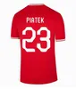 22 23 Polonia Fans para hombres Jersey de fútbol Milik Lewandowski 2022 Copa Mundial Krychowiak Grosicki Swiderski Szymanski Zielinski Zalewski Piatek Home Football Camiseta de fútbol