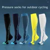 Men's Socks Skating Men Compression Cycling Sports Long Comfort Stretch Breathable Outdoor Fashion