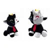 RanBoo – jouets en peluche assis, poupée d'agneau noir et blanc, cadeau d'halloween et de noël pour enfants, nouveau Design