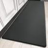 Carpets 1pcs PVC Waterproof Carpet PU Long Floor Mat For Bedroom Living Room Doormats Tatami Rugs Anti Slip Oilproof Kitchen Grey