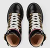 Lyxig broderad dam ankel st￶vlar kvinnor patent l￤der bin designer lug sulskor kristaller martin boot sylvie sn￶rning vinter utomhus sneakers med l￥da