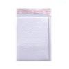 Gift Wrap 100Pcs/Lot Bubble Envelope Bag White PolyMailer Self Seal Mailing Bags Padded Envelopes For Magazine Lined Mailer