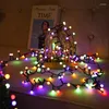 Saiten 10/5 m LED-Kugel-Lichterkette Weihnachtsbeleuchtung Indoor Outdoor Wasserdichter Innenhof Garten Hochzeitsdekoration