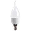 Lampadina a led Lampadario a lume di candela 110V 220V Bianco caldo 3000K Freddo 6500K Natura 4000K Lampada a risparmio energetico 6W