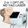 2021 HotSales 2 in 1 Portable IPL OPT Nd Yag Laser Machine Portable IPL Hair Removal Machine Carbon Laser Peel Machine