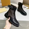 New winter Flat Boots Ankle Boot Booted Shoes Women Territory Fashion Letter Print Top Designer Ladies Winter