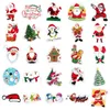Christmas Stickers 50PCS Vinyl Waterproof Holiday Party Sticker for Computer Luggage Stationery Greeting Cards Gift Tags