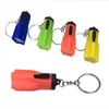 Plastic Led Flashlights Super Mini With Key Ring Portable For Outdoor Camping Hiking Torch Flower Petal Shape