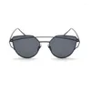 النظارات الشمسية 2022 مصممة العلامة التجارية للأزياء النسائية الضخمة للنساء الظلال الفاخرة UV400