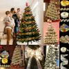 Juldekoration Led Ribbon Fairy Lights Xmas Tree Ornaments for Home 2022 Diy Bows Light String Navidad Nytt ￥r 2023