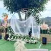 Party Decoration Circle Wedding Props Birthday Decor Wrought Iron Round Ring Arch Backdrop Metal Balloons Plinth Stand