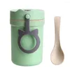 Ensembles de vaisselle 330ml tasse de petit déjeuner étanche contenant scellé boîte à soupe écologique préparation de repas Bento paille de blé Portable enfants boîte à lunch