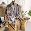 Lenço de bandanas feminino impressão hijab shawls de seda pescoço feminino amarelo xale envolve wirst headkerchief starard bandana