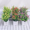 Dekorativa blommor Silk Orchid Artificial Diy Fake Bouquet for Wedding Home Party Office Decoration