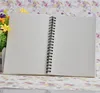 Kraft Cover Notebooks Tijdschriften plannersbladjes met blanco papieren bruin copybook -dagboek voor reizigers tekenen schilderen over zee