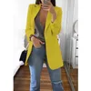 Kvinnorjackor Jocoo Jolee Office Lady Blazer Autumn Casual Shoulder Pads Slim Suga European Work Ol Blazer Overdimensionerad Coat Outwear T221008