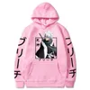 Мужские толстовок толстовок Hitsugaya toushirou Bleach Harajuku Япония аниме Смешное мультфильм Cool Men Hoody Streetwear Мода негабаритная G221008