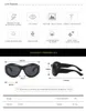 Lunettes de soleil Hip Hop irrégulier pour femmes Brand Stripe Leg Arc Sun Glasses Sun Men Y2k Vintage Gothic Shades Goggles9619131