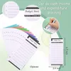 Confezione regalo formato A6 12 pezzi Tasche raccoglitore e fogli budget Tracker spese 26 categorie Etichetta adesiva per budget