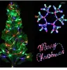 Cuerdas de 7m/12/22m LED Tubo de cuerda al aire libre Cadena de cuerda L￡mpara RGB RGB Xmas Decoraci￳n del hogar Luces de Navidad-8 Modo Garland impermeable