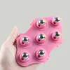 جديد سبعة من الفولاذ المقاوم للصدأ Bead Ball Leg Massager استرخاء عضلات Magnetic Brands Legs Massager 3 ألوان اللون الأزرق الأزرق الأخضر 5 مساءً