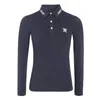 봄 가을 여성 골프 의류 긴 소매 Tshirts 흰색 또는 검은 색 레저 패션 야외 스포츠 셔츠 2888065