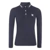 Spring Autumn Women Golfkläder Långärmar Tshirts White eller Black Colors Leisure Fashion Outdoorsports Shirts6995358