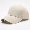 Bollkapslar Big Head Adult Cotton Plus Size Blank Baseball Cap Lady Solid Sport Hat Män