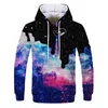 Erkek Hoodies Patlama Modelleri Geometrik 3D Baskı Hoodie Sıradan Uzun Kollu Sweatshirt Erkek Sokak S Çelik Top